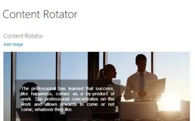 Content Rotator — Microsoft 365 plugin