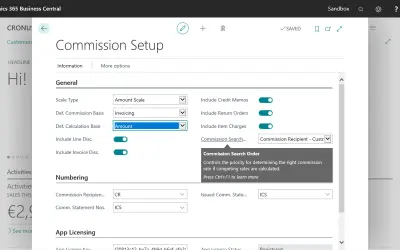 COSMO Commission — Microsoft 365 plugin