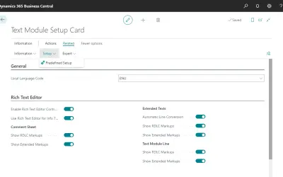 COSMO Text Module — Microsoft 365 plugin