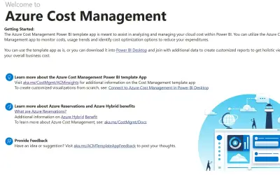 Cost Management App — Microsoft 365 plugin