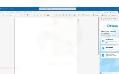 Coupa Contracts for Word — Microsoft 365 plugin