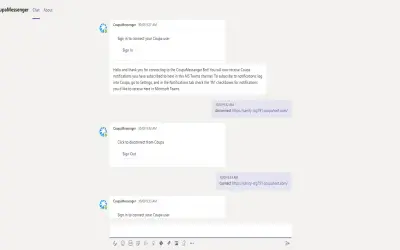 CoupaMessenger — Microsoft 365 plugin