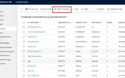 Creditsafe Connect for Dynamics 365 CE — Microsoft 365 plugin