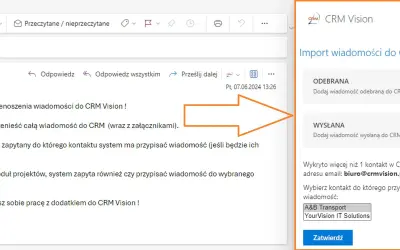 CRM Vision — Microsoft 365 plugin