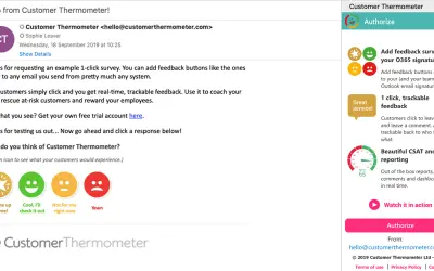 Customer Thermometer — Microsoft 365 plugin