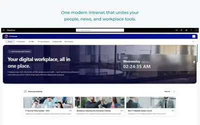 CV Intranet — Microsoft 365 plugin
