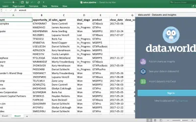 data.world — Datasets and Insights — Microsoft 365 plugin