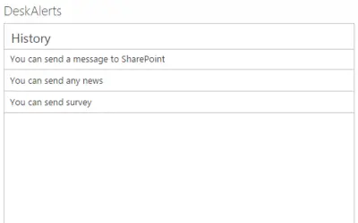 DeskAlerts — Microsoft 365 plugin