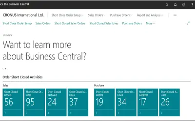 Dhyey Short Close Order Management — Microsoft 365 plugin