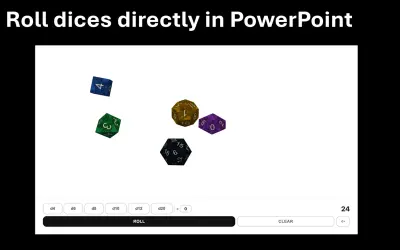 Dice Roller for PowerPoint — Microsoft 365 plugin