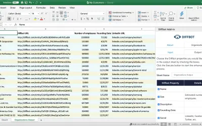 Diffbot Add-In — Microsoft 365 plugin