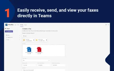 DirectFax Messenger — Microsoft 365 plugin