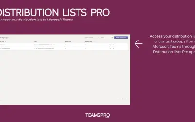 Distribution Lists Pro — Microsoft 365 plugin