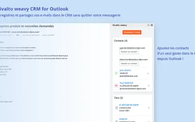 Divalto weavy CRM for Outlook — Microsoft 365 plugin