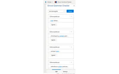 Divvun Grammar Checker — Microsoft 365 plugin