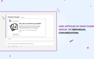 Document360 — Microsoft 365 plugin