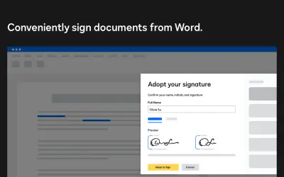 Docusign for Word — Microsoft 365 plugin
