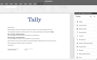 Docusign Template Assistant for Word — Microsoft 365 plugin