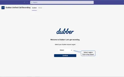 Dubber Unified Call Recording — Microsoft 365 plugin