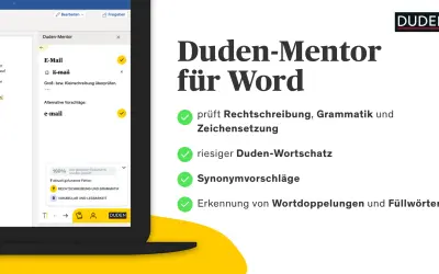 Duden-Mentor-Textprüfung — Microsoft 365 plugin