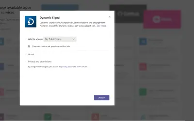 Dynamic Signal — Microsoft 365 plugin