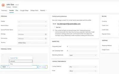 Dynamica Tagging — Microsoft 365 plugin
