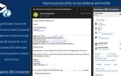 Dynamics 365 Connector — Microsoft 365 plugin