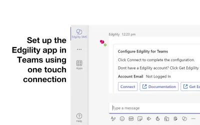 Edgility SMS — Microsoft 365 plugin