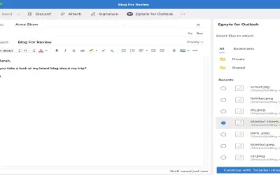 Egnyte for Outlook — Microsoft 365 plugin