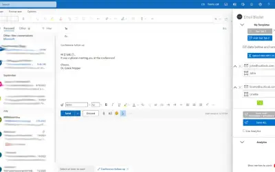 Email Blaster — Microsoft 365 plugin