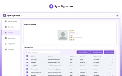 Email Signature Software | SyncSignature — Microsoft 365 plugin