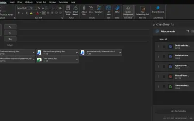 Enchanttments Attachment Manager — Microsoft 365 plugin