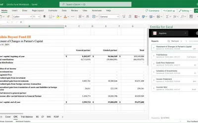 Entrilia for Excel — Microsoft 365 plugin