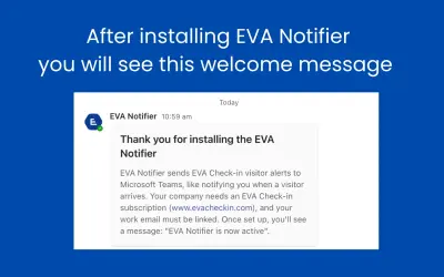 EVA Notifier — Microsoft 365 plugin