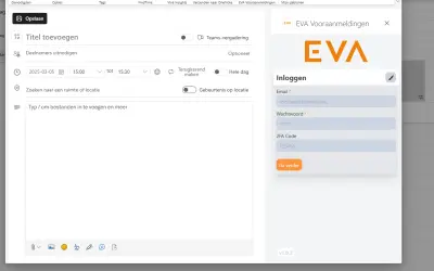 EVA Preregistrations — Microsoft 365 plugin
