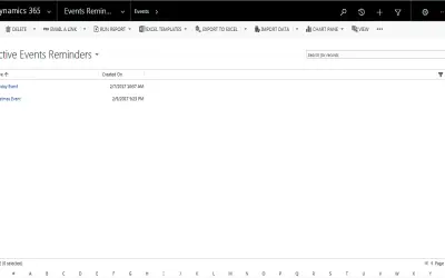 Event Reminder Package — Microsoft 365 plugin