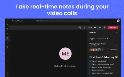 Fellow.app — Microsoft 365 plugin