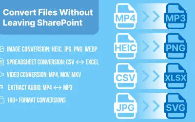 File Converter for SharePoint — Microsoft 365 plugin