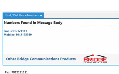 Find and Dial Numbers — Microsoft 365 plugin