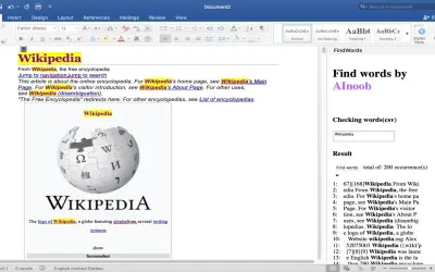 Find Words — Microsoft 365 plugin