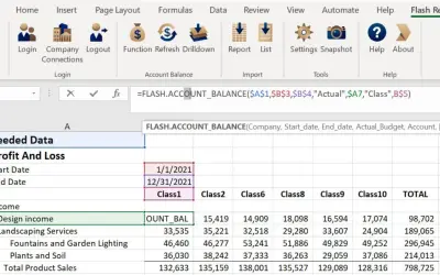 Flash Reports for QuickBooks — Microsoft 365 plugin