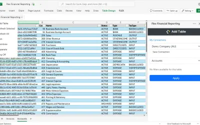 Flex Financial Reporting — Microsoft 365 plugin