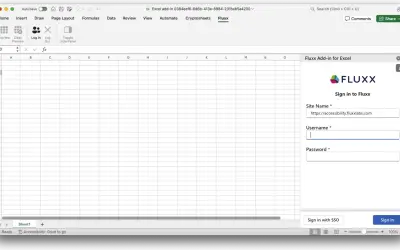 Fluxx Add-in for Excel — Microsoft 365 plugin