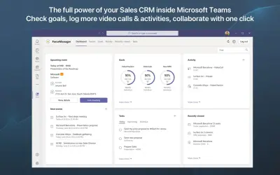 ForceManager CRM for Business Communication — Microsoft 365 plugin