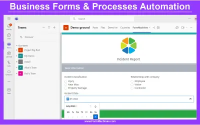 FormMachines — Microsoft 365 plugin