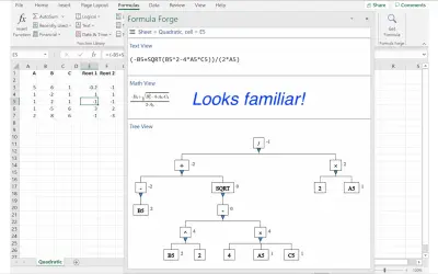 Formula Forge — Microsoft 365 plugin