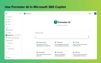 Forrester AI — Microsoft 365 plugin