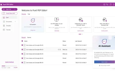 Foxit PDF Editor for MSPs — Microsoft 365 plugin