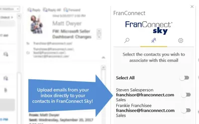 FranConnect Sky for Outlook — Microsoft 365 plugin