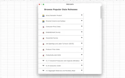 FRED Data — Microsoft 365 plugin